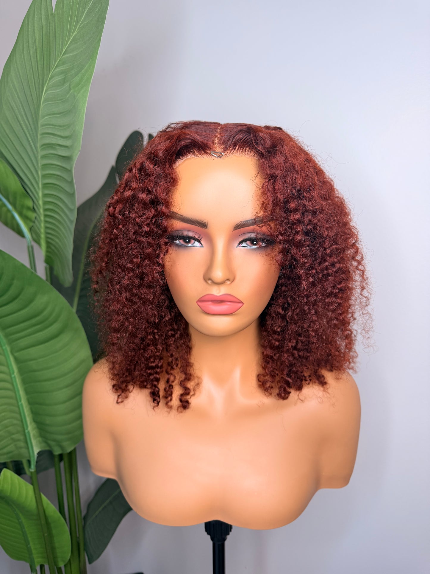 Destiny- Glueless Reddish Brown Curly