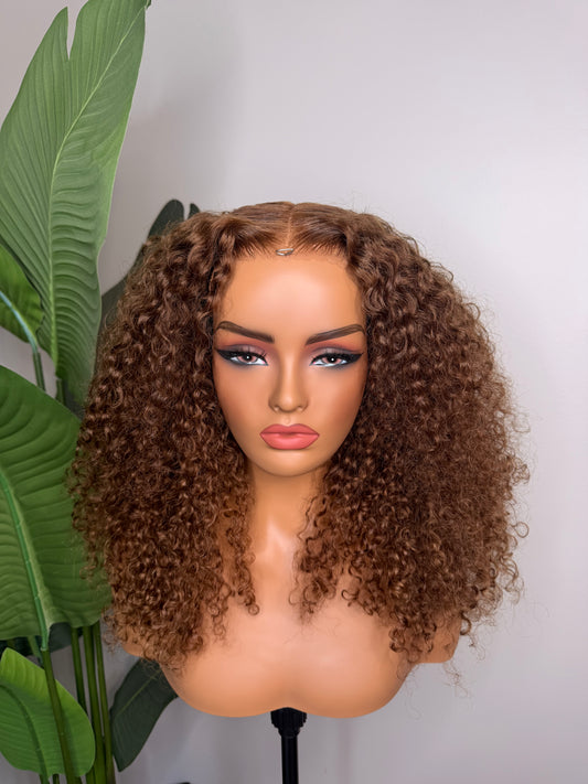 Tay- Glueless Brown Kinky Curly