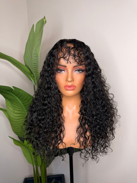 Kami- Glueless Shaggy Curly Bang