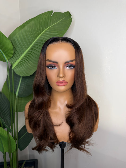 Chelsea - Glueless Chestnut Ombre Yaky