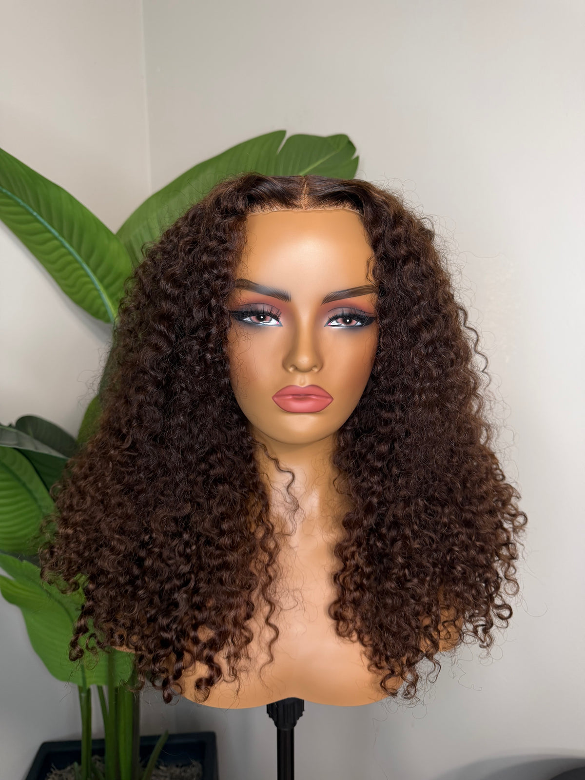 Tylynn - Glueless Brown Curly